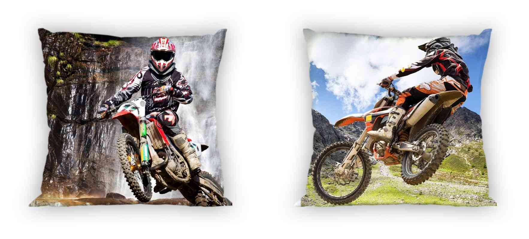 Povlak na polštářek Motokros 40/40